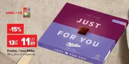 Carrefour Praline, I love Milka Ofertă
