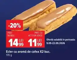 Carrefour Ecler cu aromă de cafea X2 buc Ofertă