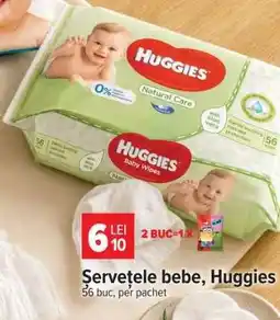 Carrefour Șervețele bebe, Huggies Ofertă