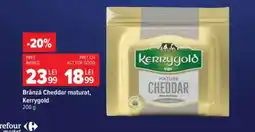 Carrefour Brânză cheddar maturat Kerrygold Ofertă