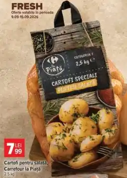 Carrefour Cartofi pentru salată, Carrefour la Piață Ofertă