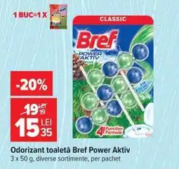 Carrefour Odorizant toaletă, Bref Power Aktiv Ofertă