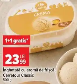 Carrefour Înghețată cu aromă de frișcă Carrefour Classic Ofertă