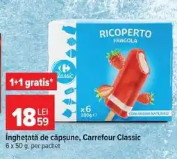 Carrefour Înghețată de căpșune, Carrefour Classic Ofertă