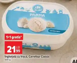 Carrefour Înghețată cu frișca Carrefour Classic Ofertă