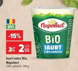 Carrefour Iaurt natur Bio Napolact Ofertă