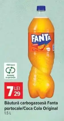 Carrefour Băutură carbogazoasă Fanta portocale/Coca-Cola Original Ofertă