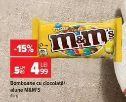 Carrefour Bomboane cu ciocolată/alune M&M’s Ofertă