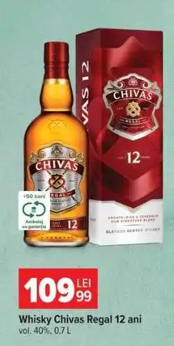 Carrefour Whisky Chivas Regal 12 ani Ofertă