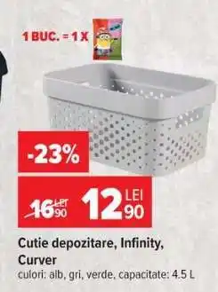 Carrefour Cutie depozitare, Infinity, Curver Ofertă