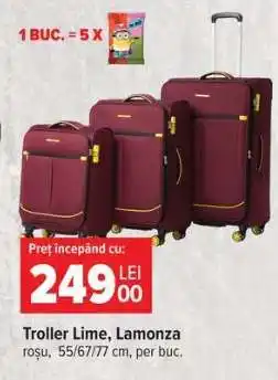 Carrefour Troller Lime, Lamonza Ofertă