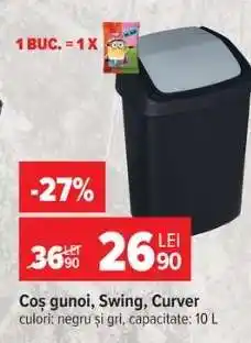 Carrefour Coș gunoi Swing, Curver Ofertă