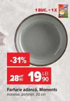 Carrefour Farfurie adâncă, Moments Ofertă
