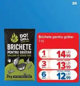 Carrefour Brichete pentru grătar Ofertă