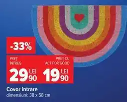 Carrefour Covor intrare Ofertă
