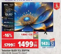 Carrefour Televizor QLED TCL 55P71K Ofertă