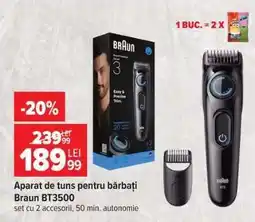 Carrefour Aparat de tuns pentru bărbați Braun BT3500 Ofertă