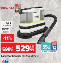 Carrefour Aspirator Karcher SE 2 Spot Pure Ofertă