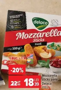 Carrefour Mozzarella sticks pane Delaco Ofertă