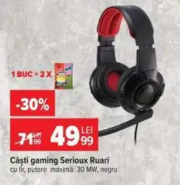 Carrefour Căști gaming Serioux Ruari Ofertă