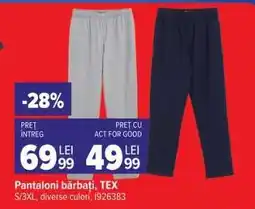 Carrefour Pantaloni bărbați TEX Ofertă