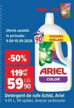 Carrefour Detergent de rufe lichid Ariel Ofertă