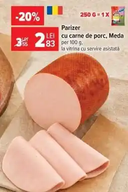 Carrefour Parizer cu carne de porc Meda Ofertă