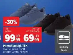 Carrefour Pantofi adulți, TEX Ofertă