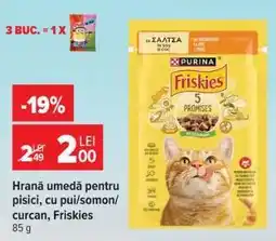 Carrefour Hrană umedă pentru pisici cu pui/somon/curcan, Friskies Ofertă