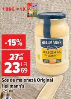 Carrefour Sos de maioneză Original Hellmann’s Ofertă