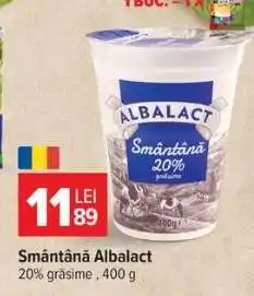 Carrefour Smântână Albalact Ofertă