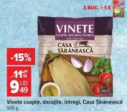 Carrefour Vinete coapte, decojite, întregi, Casa Țărănească Ofertă