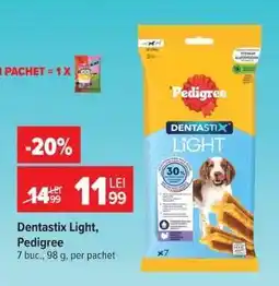 Carrefour Dentastix Light, Pedigree Ofertă