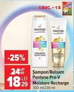 Carrefour Șampon/Balsam Pantene Pro-V Moisture Recharge Ofertă