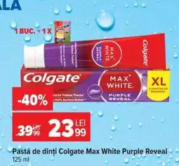 Carrefour Pastă de dinți Colgate Max White Purple Reveal Ofertă