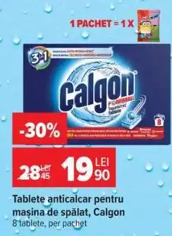 Carrefour Tablete anticalcar pentru mașina de spălat, Calgon Ofertă