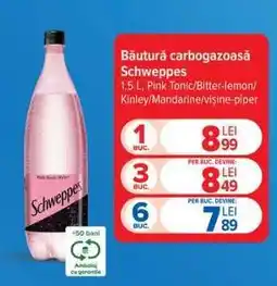 Carrefour Băutură carbogazoasă Schweppes Ofertă