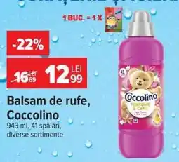 Carrefour Balsam de rufe Coccolino Ofertă