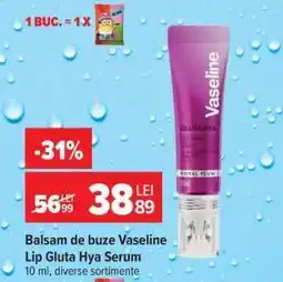 Carrefour Balsam de buze Vaseline Lip Gluta Hya Serum Ofertă