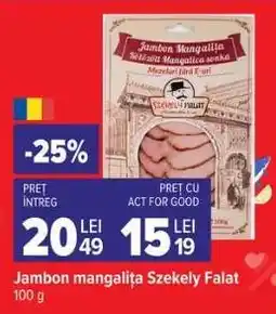 Carrefour Jambon mangalița Szekely Falat Ofertă