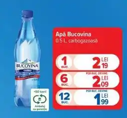 Carrefour Apă Bucovina Ofertă