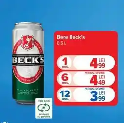 Carrefour Bere Beck's Ofertă