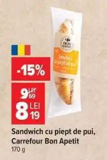 Carrefour Sandwich cu piept de pui, Carrefour Bon Apetit Ofertă