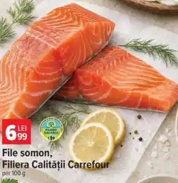 Carrefour File somon, Filiera Calității Carrefour Ofertă