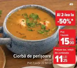Carrefour Ciorbă de perișoare Ofertă