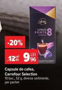 Carrefour Capsule de cafea, Carrefour Selection Ofertă