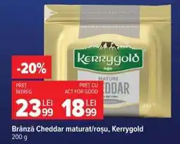 Carrefour Brânză cheddar maturat/roșu Kerrygold Ofertă