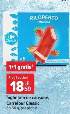 Carrefour Înghețată de căpșune, Carrefour Classic Ofertă