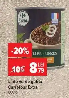 Carrefour Linte verde gătită, Carrefour Extra Ofertă