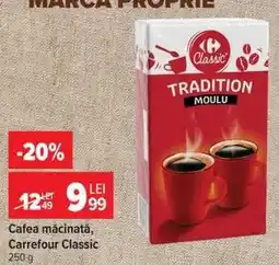 Carrefour Cafea măcinată Carrefour Classic Ofertă